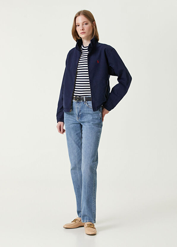 Lacivert Kanvas Ceket - Görsel 3