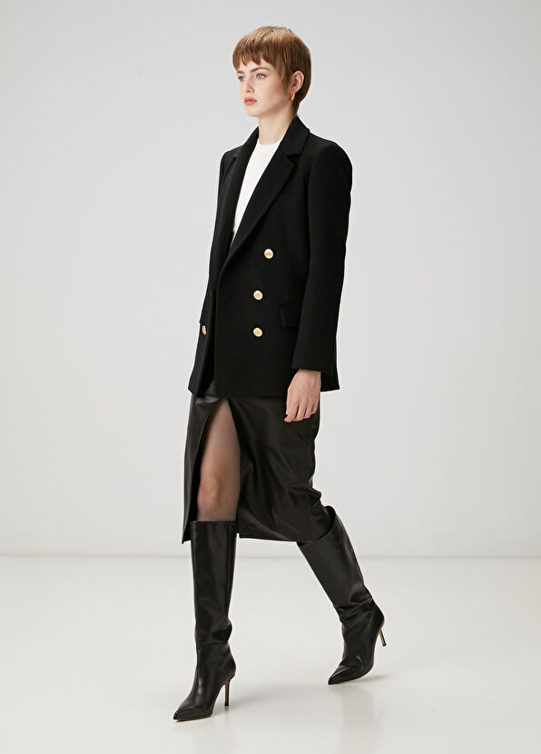 Beymen Club Siyah Kruvaze Ceket - 2