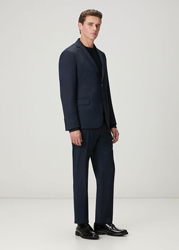 Beymen Club Lacivert İnce Yün Takım Elbise - 3