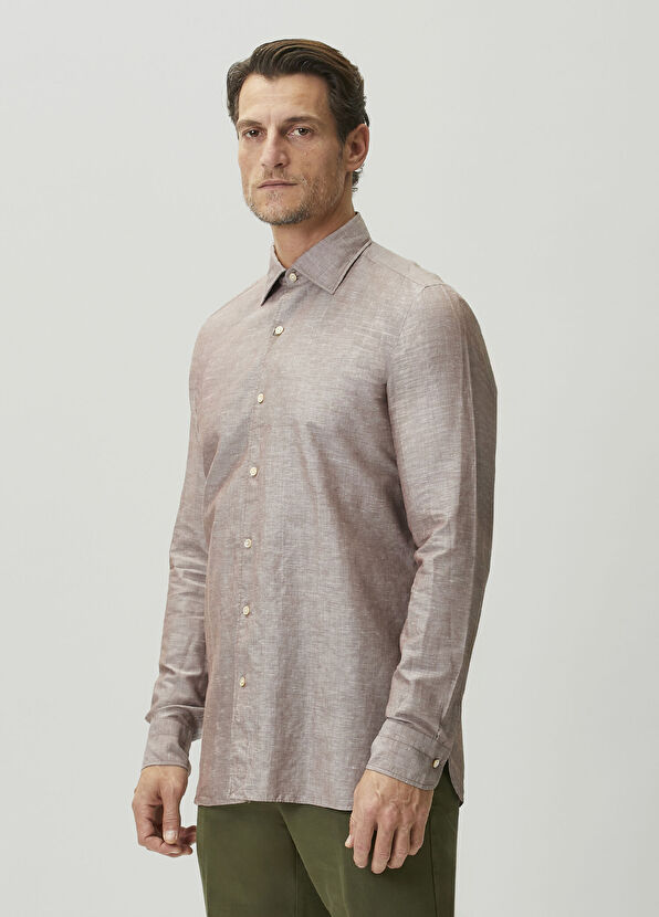 LUIGI BORRELLI Plum Shirt - 3