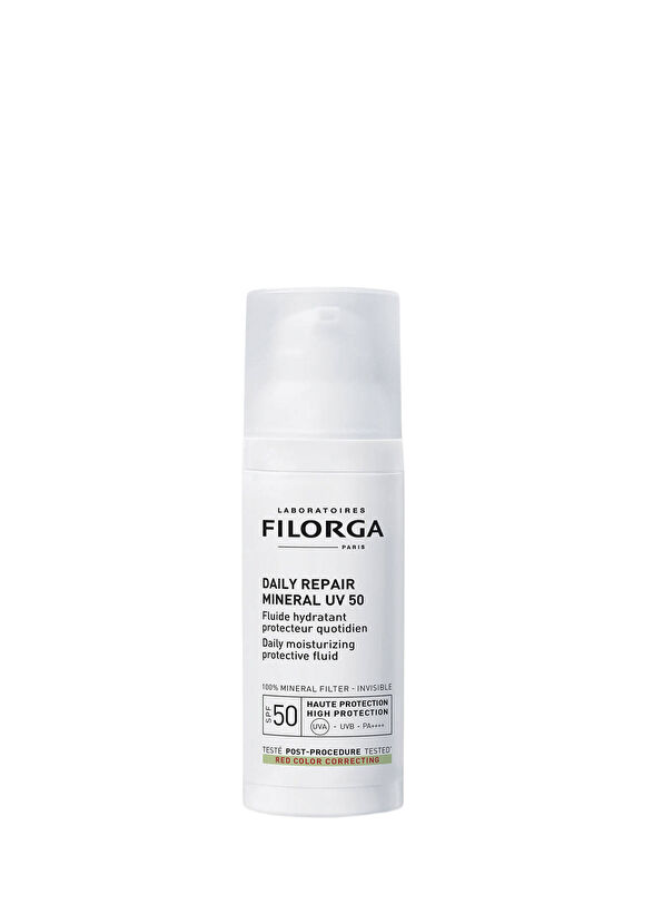Filorga Daily Repair Fluid Mineral SPF50 Kızarıklık Karşıtı Yüksek Güneş Korumalı Nemlendirici Krem 50 ml - 1