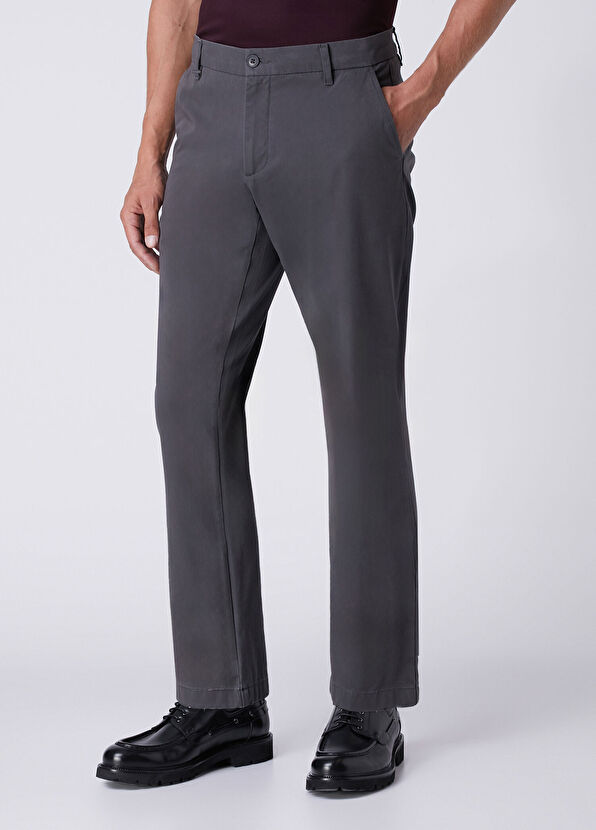 Beymen Club Regular Fit Anthracite Twill Stretch Sports Pants - 2
