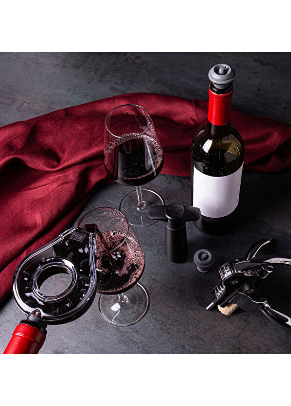 vacu vin coffret service à vin 5 pièces 3890760 wine set air