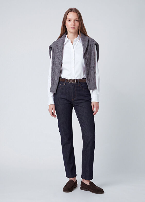 Beymen Club Slim Fit Non-Iron Kırık Beyaz Gömlek - 2