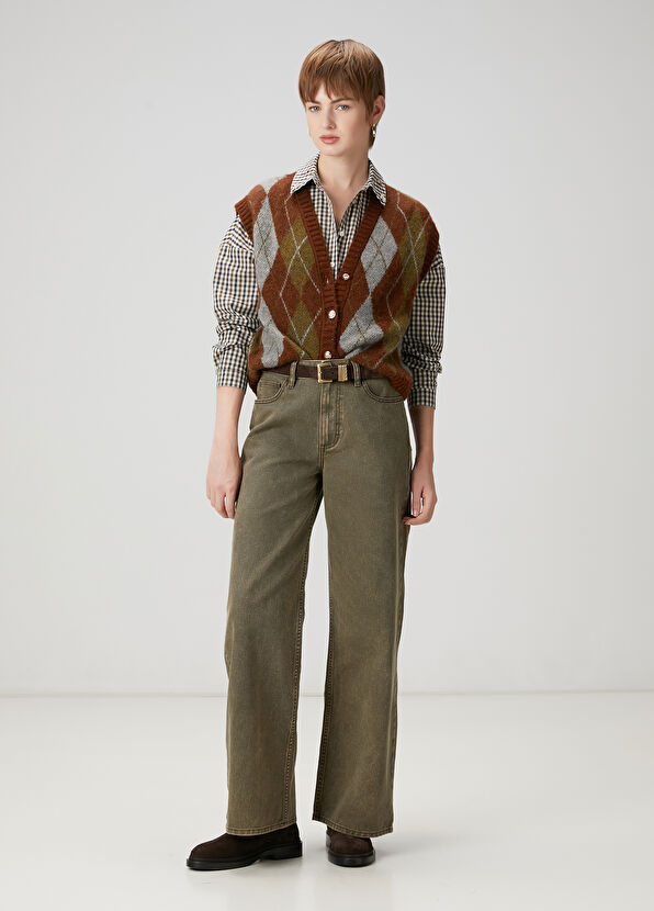 Beymen Club Brown Patterned Knit Vest - 2