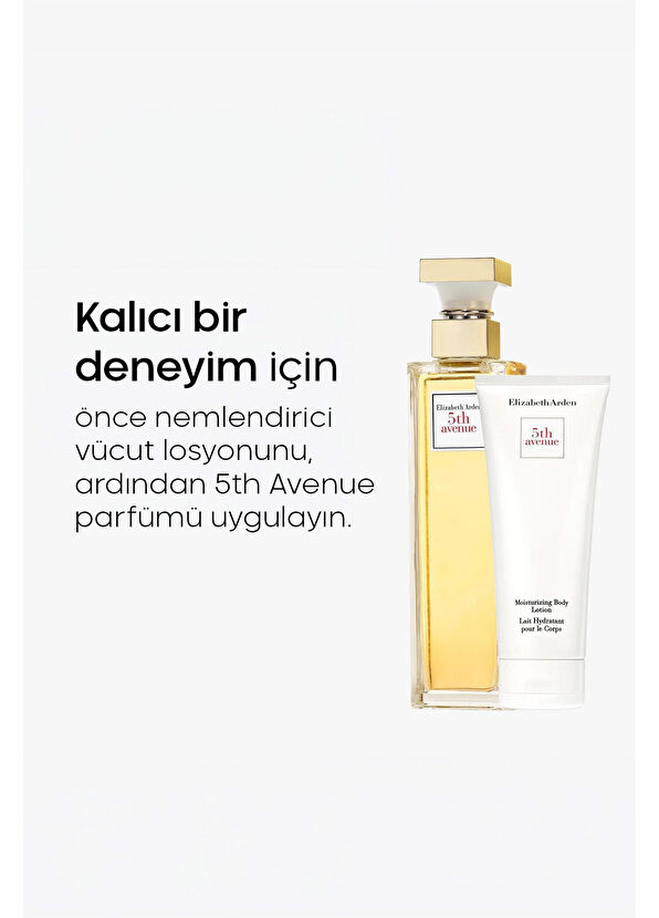 Elizabeth Arden 5th Avenue EDP Spray 125 ml + Moisturizing Body Lotion 100 ml Kadın Parfüm Seti - 2