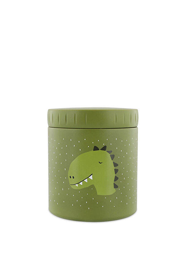 Trixie Mr. Dino Green Steel Thermal Children's Food Bowl 500 ml - 1