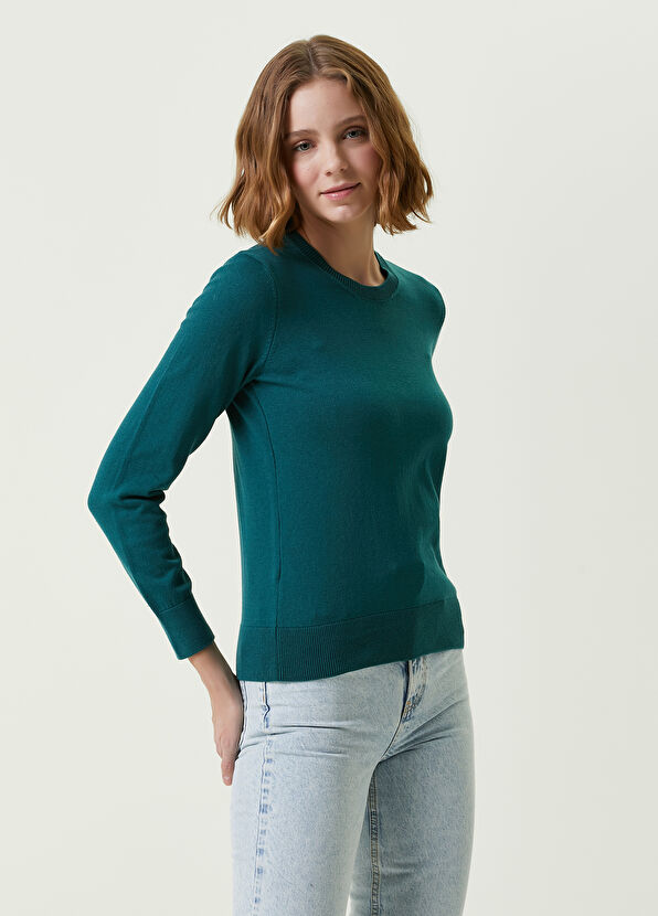 Beymen Club Petrol Bisiklet Yaka Kazak - 1