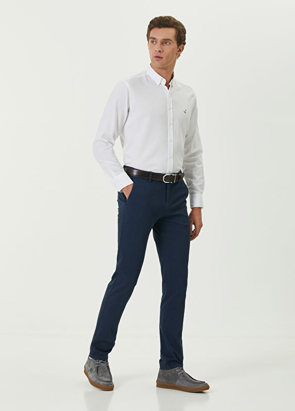 Beymen Club Comfort Fit Beyaz Oxford Gömlek - 2