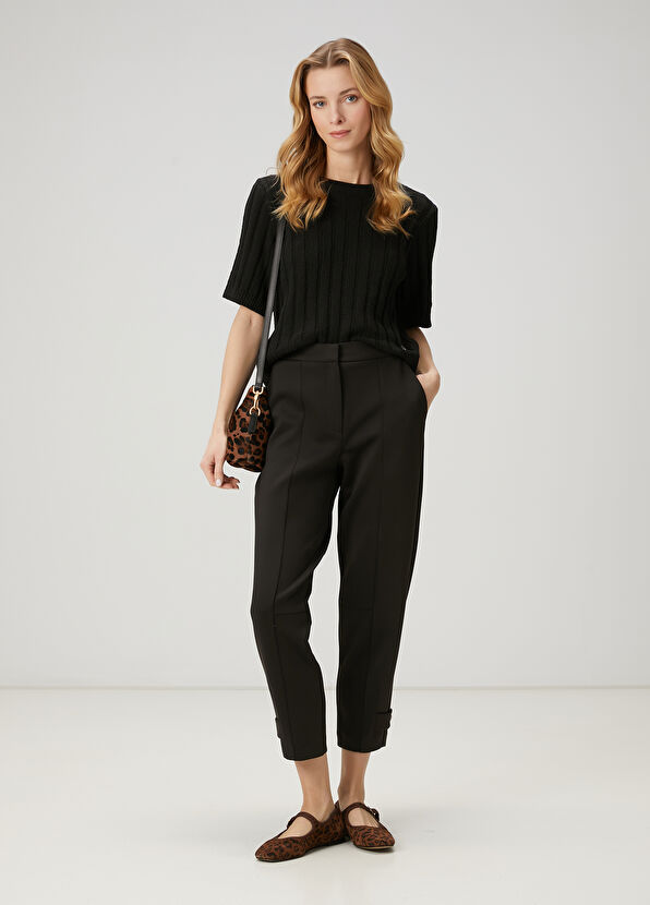 Beymen Club Siyah Scuba Pantolon - 1