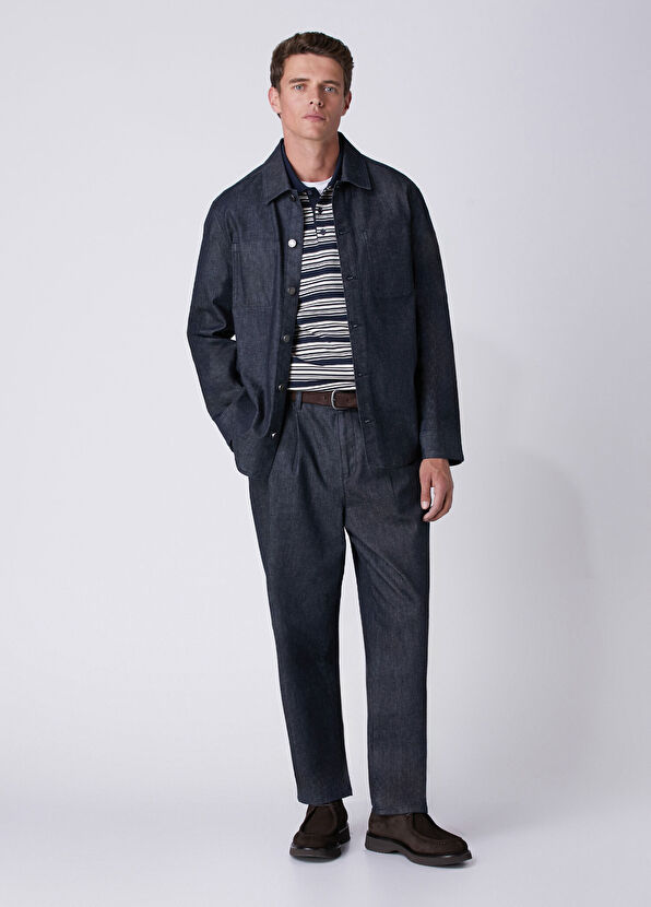 Beymen Club Navy Blue Denim Shirt - 3