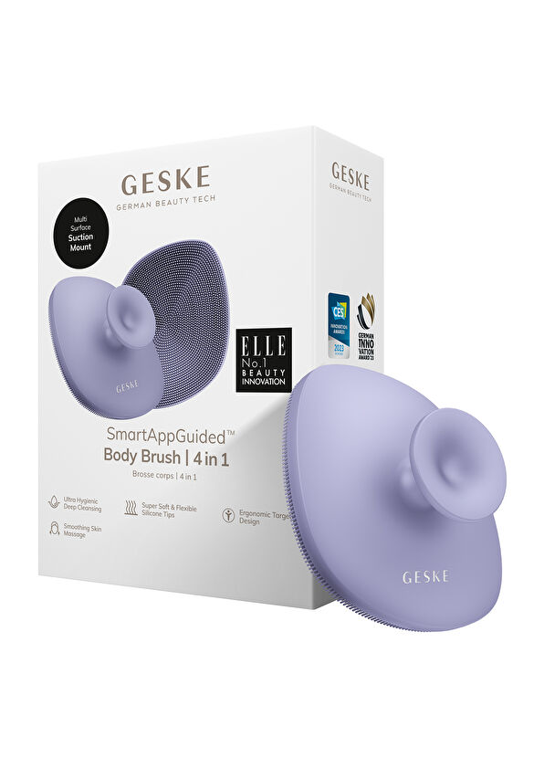Geske Body Brush Purple 4-in-1 Body Brush - 3