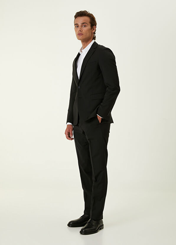 Beymen Club Black Fine Wool Suit - 3