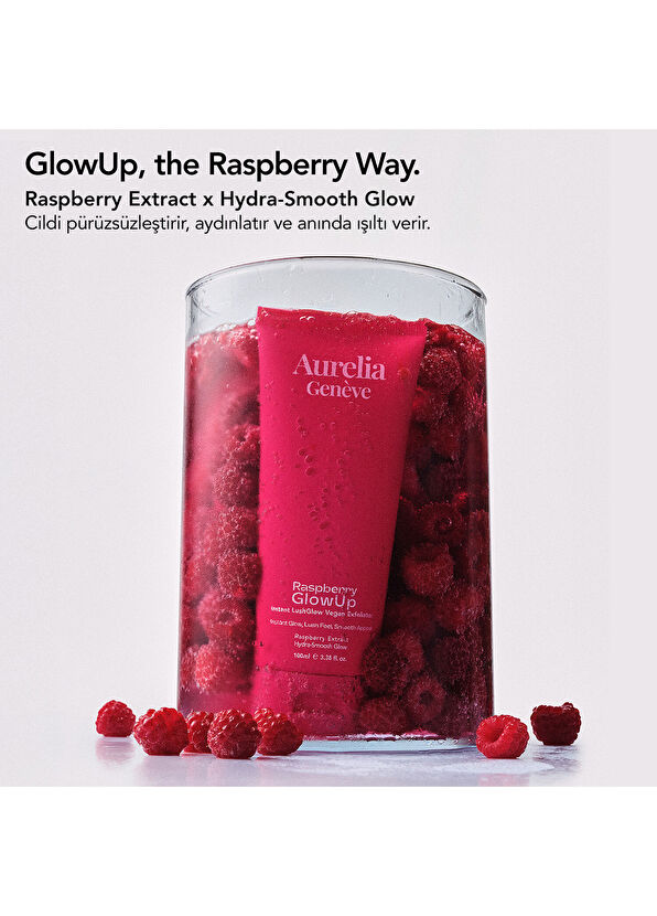 Aurelia Genève Raspberry Glowup Instant Lushglow Exfoliator - 4