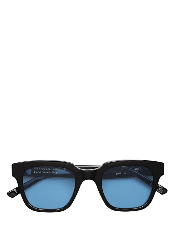 Retro Super Future Giusto Azure Black Acetate Unisex Sunglasses - 2