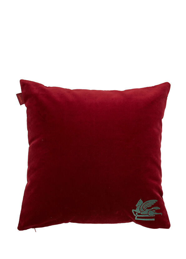 Etro Home Bordo 45x45 cm Kadife Dekoratif Yastık - 2