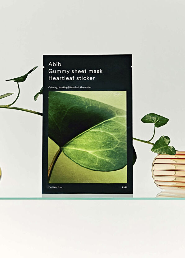 Abib Gummy Sheet Mask Heartleaf Sticker Soothing Paper Face Mask For Sensitive Skin 27 ml - 2