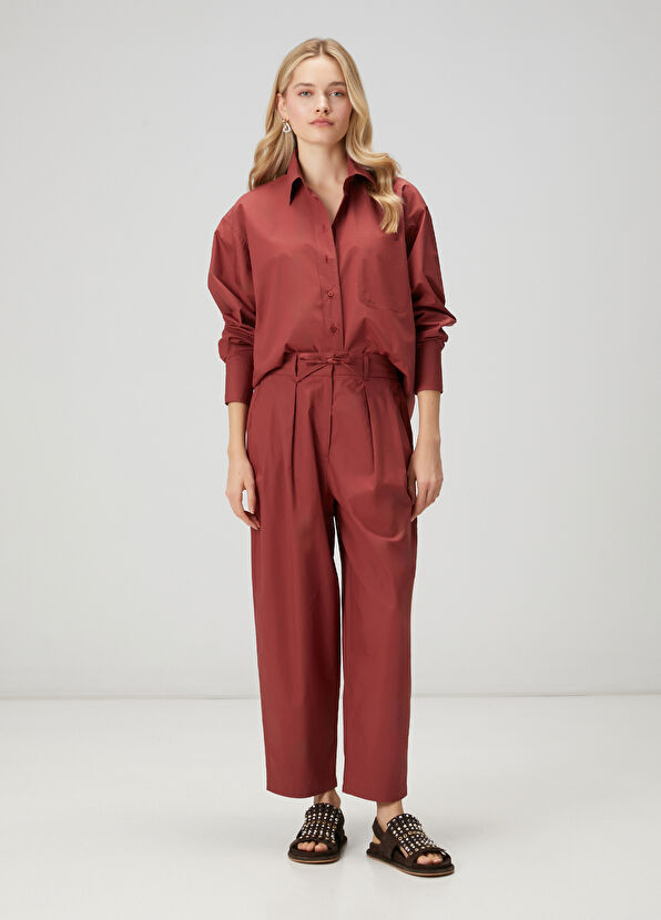 Beymen Club Kiremit Poplin Pantolon - 1