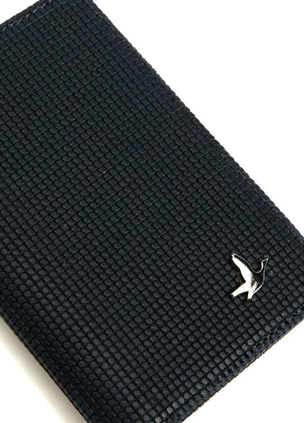 Beymen Club Navy Blue Men's Leather Card Holder - 4