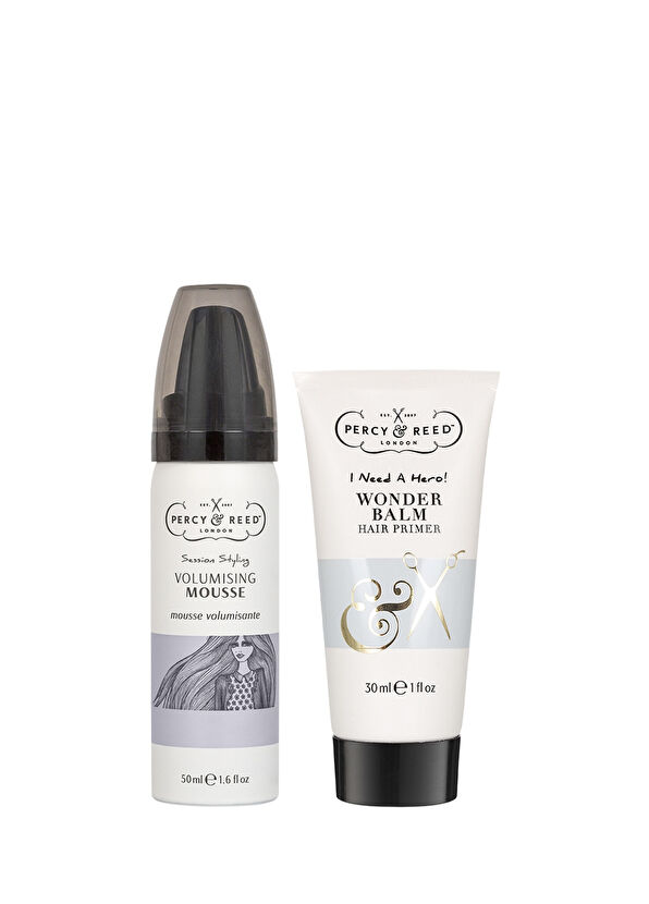 Percy & Reed The Full Effect Wonder Volumizing Balm & Hair Mousse Set - 1