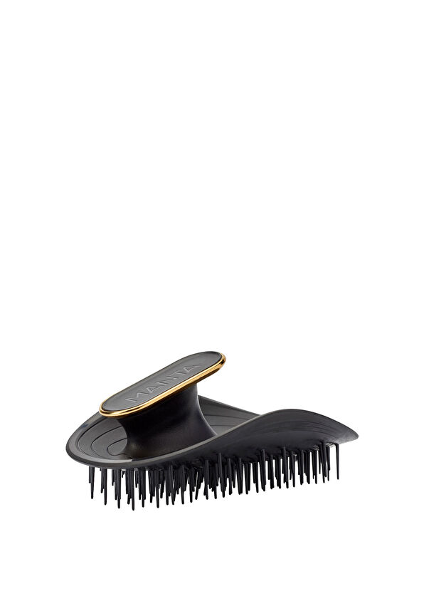 Manta Hair Original Black Gold Brush for Brittle Hair and Sensitive Scalp - 1