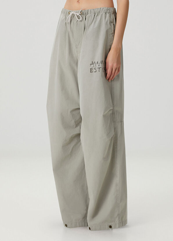 T by Alexander Wang Taş Logo Detaylı Pantolon - 2