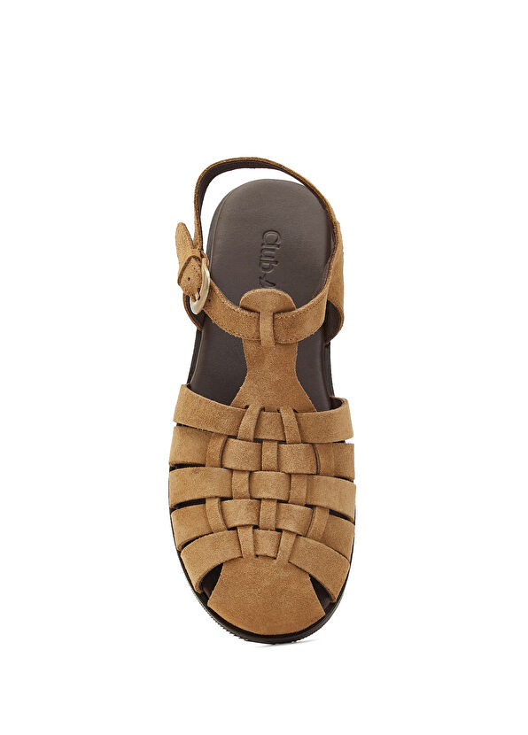 Beymen Club Vizon Kadın Süet Sandalet - 4