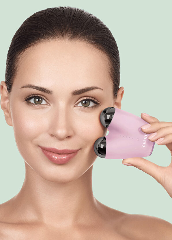 Geske MicroCurrent Face Lifter Pink Vibrating Microcurrent Anti-Aging Face And Body Tightening Device - 4