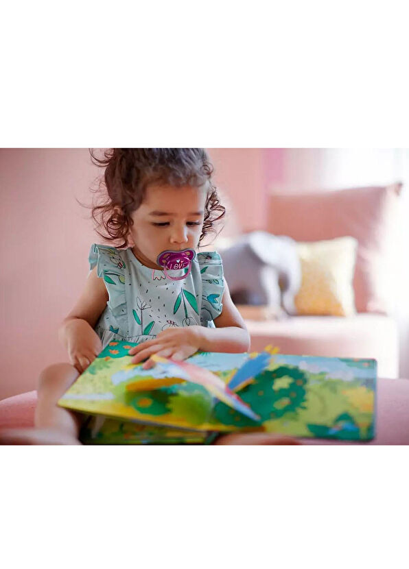 Philips Avent Pembe Mavi Silikon 18+ Ay 2'li Ultra Air Gece Emziği - 4