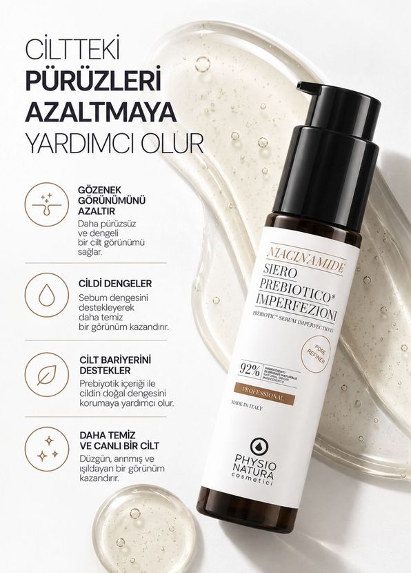 Physio Natura Prebiotic Niacinamide Pore and Sebum Balancing Skin Serum 50 ml - 2