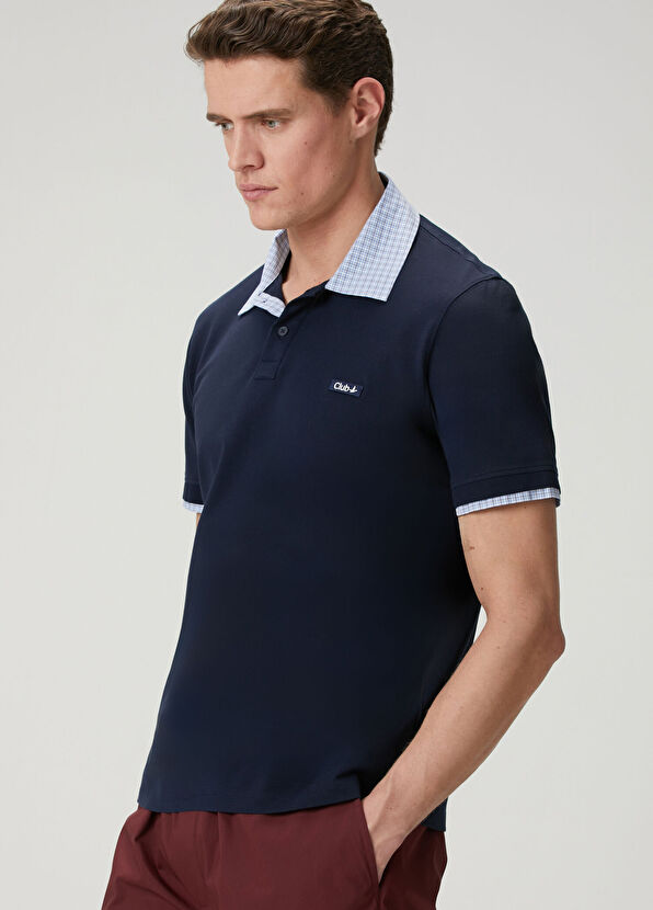 Beymen Club Lacivert Comfort Fit İnce Pike Polo T-shirt - 2