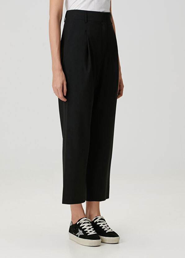 Academia Navy Blue High Waist Pants - 2