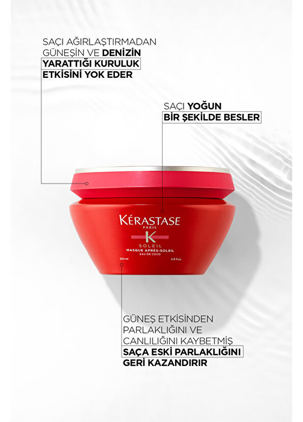 Kerastase Soleil Masque Apres Güneş Sonrası Saç Bakım Maskesi 200 ml - 2