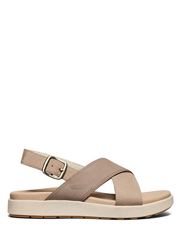 Keen Elle Luxe Backstrap Plaza Taupe Brindle Women's Sandals - 1