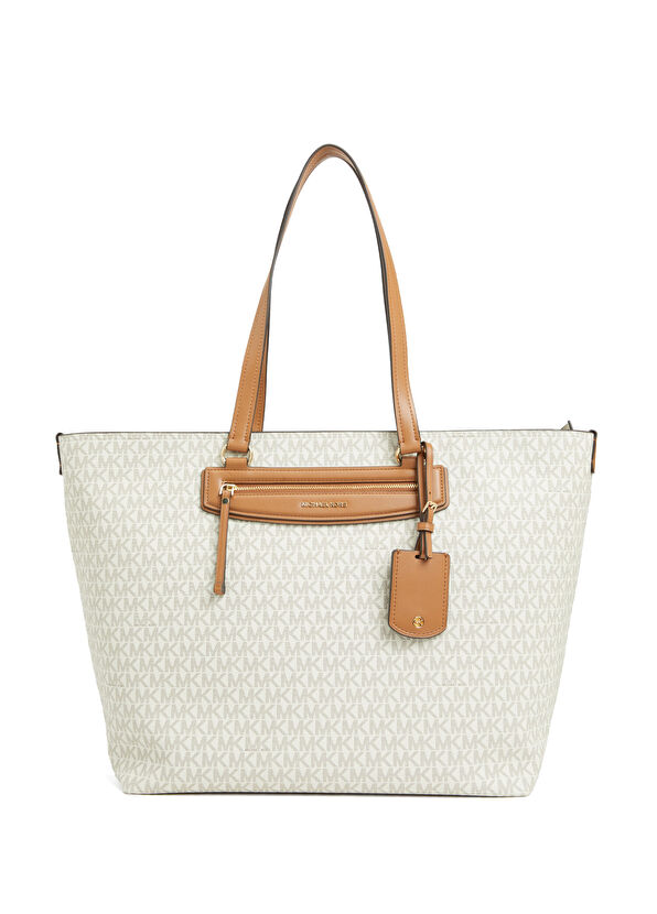 Michael Michael Kors Jet Set Cream Women's Shopping Bag - 1