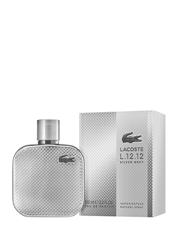 Lacoste L.12.12 Silver Grey EDP 100 ml Erkek Parfüm - 2