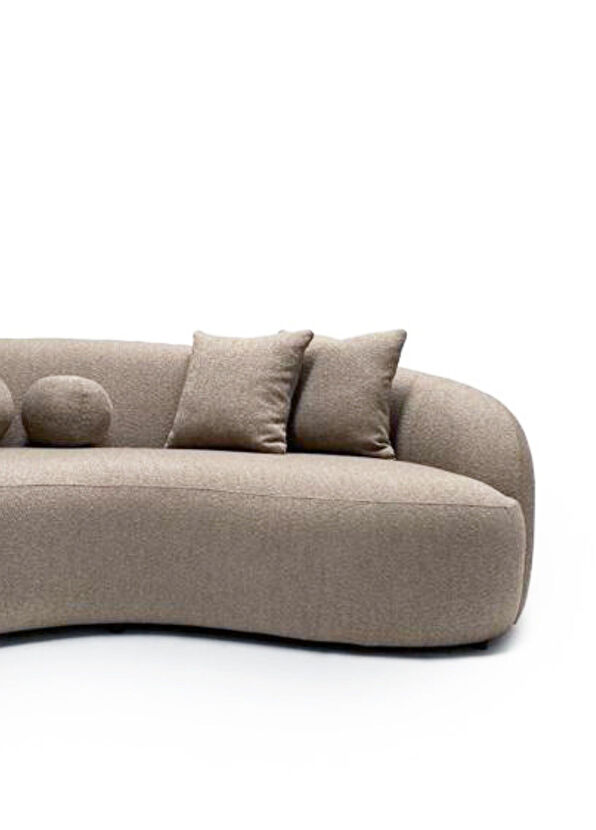 Bekaliving Gorki Kum Rengi Teddy Üçlü Kanepe - 4