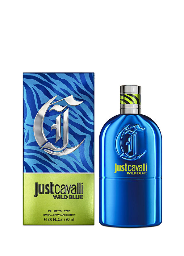 Roberto Cavalli Just Cavalli Wild Blue EDT 90 ml Men's Perfume - 2