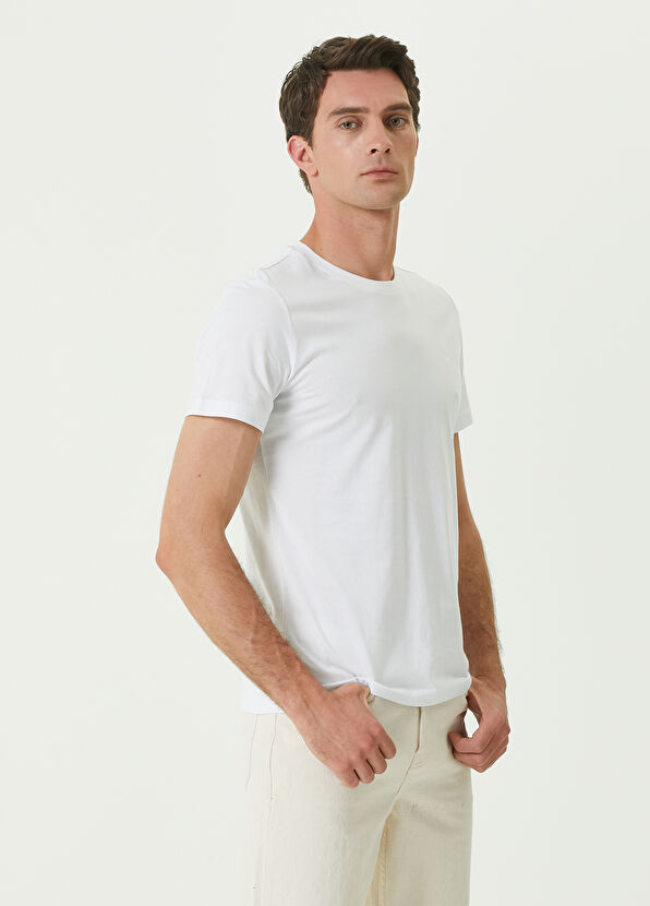Beymen Club Beyaz Basic T-shirt - 2