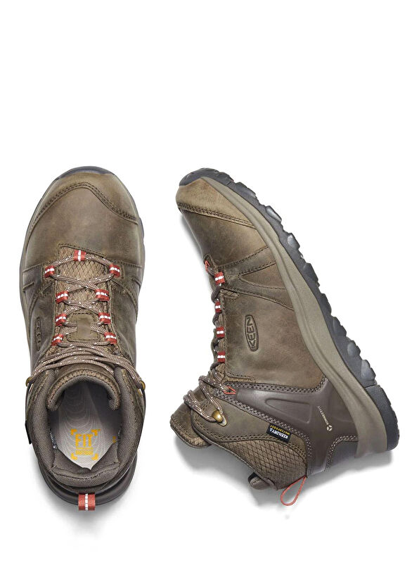 Keen Terradora II Leather Brindle Redwood Waterproof Women's Boots - 4