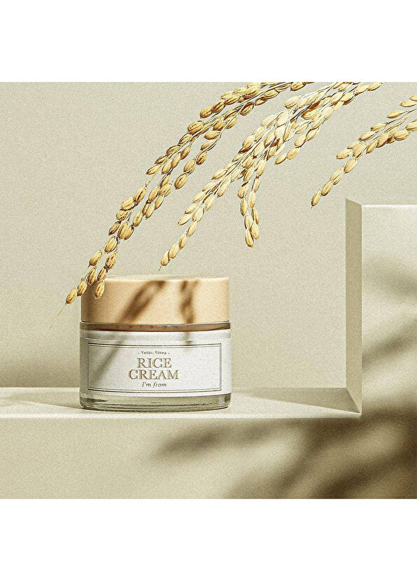 I’m From Rice Cream Parlatıcı Pirinç Kepeği Sulu ve Seramitli Yüz Kremi 50 gr - 3