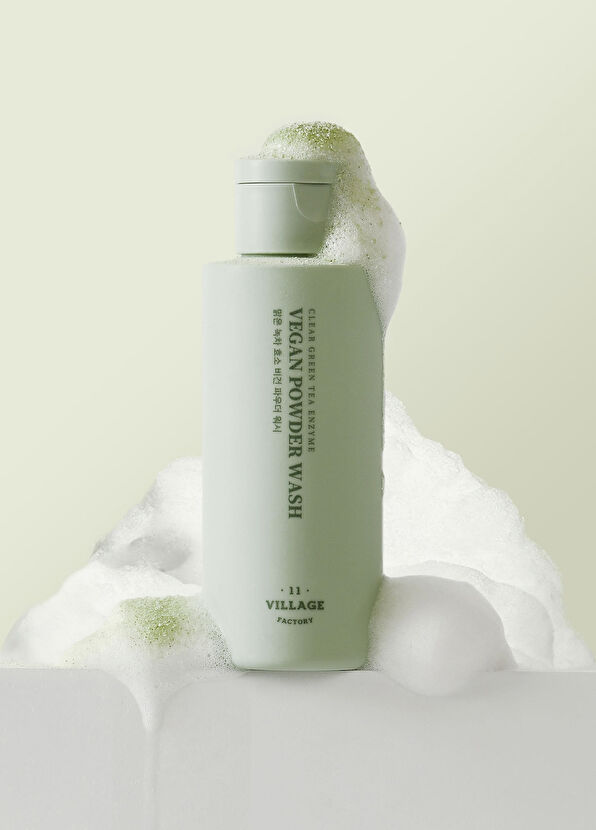 Village 11 Factory Clear Green Tea Enzyme Vegan Powder Wash Yüz Temizleyici 60 gr - 2