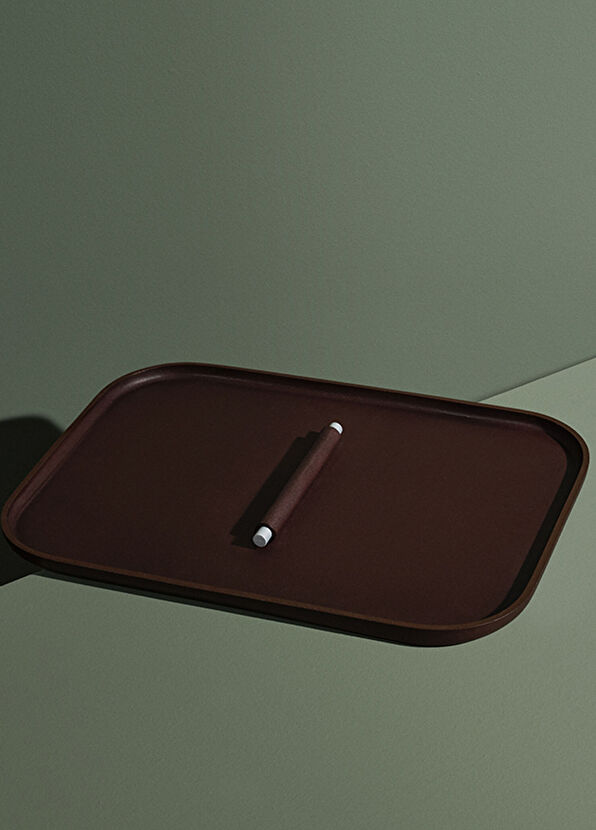 Uniqka Plato Rectangle no.01 Deri Düzenleyici Tepsi - 2