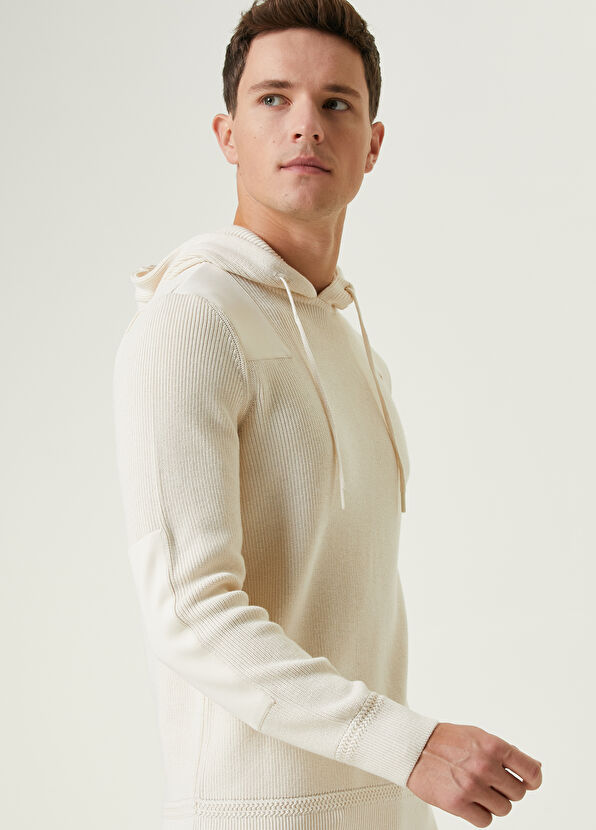 Beymen Club Ecru Hooded Sweater - 2