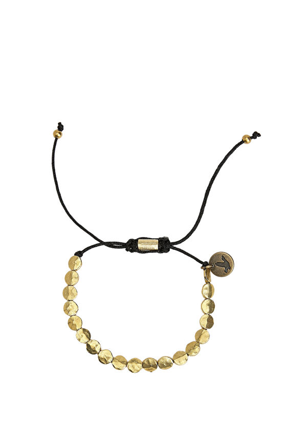 Beymen Club Black Round Stone Women's Drawstring Bracelet - 3