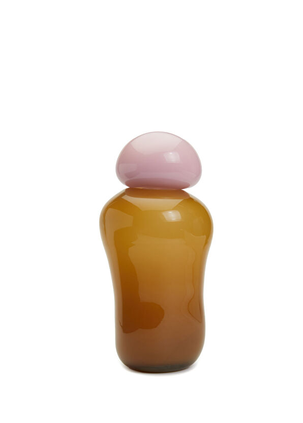 Helle Mardahl Bon Bon Mega Turuncu Pembe Cam Obje - 1
