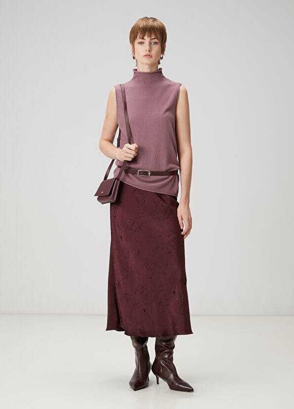 Beymen Club Çiçek Jakarlı Maxi Evaze Etek - 2