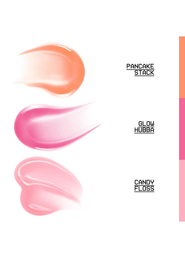 Glow Hub Lip Slip Glossy Lip Oil - Pancake Stack - 4