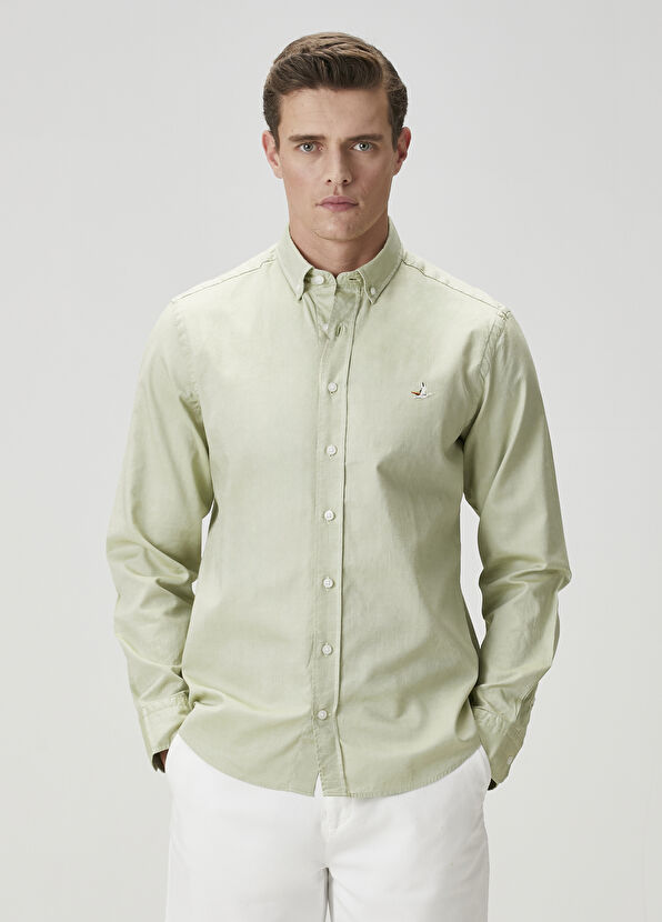 Beymen Club Comfort Fit Green Shirt - 2