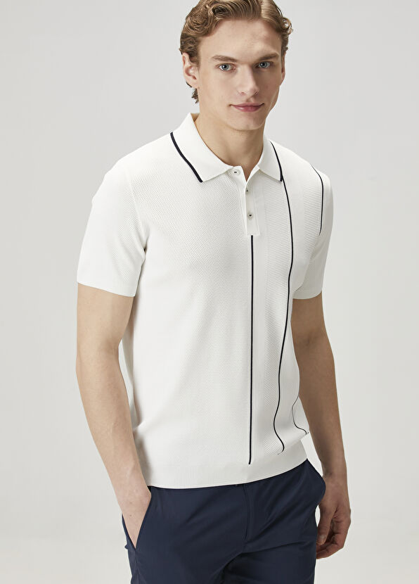 Beymen Club Off-White Polo Neck Knitwear - 2